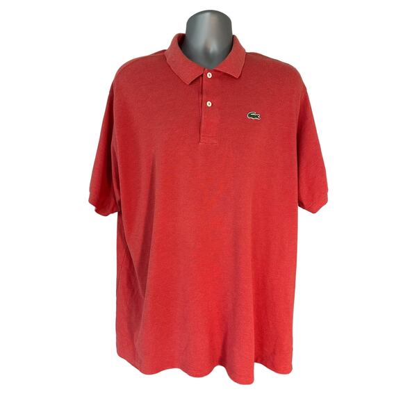 Lacoste Coral Short Sleeve Cotton Polo Size 9 (3X) - Picture 1 of 7